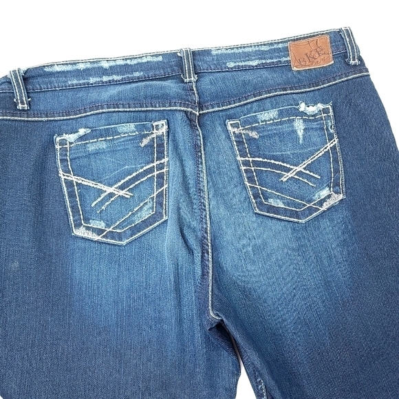 BKE Women's 38 x 33.5 Drew Bootcut Stretch Cotton Blend Style# BK14139L Jeans - Picture 11 of 14